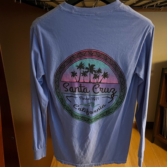 Small Blue Women’s Long Sleeve Tee - Picture 4 of 5